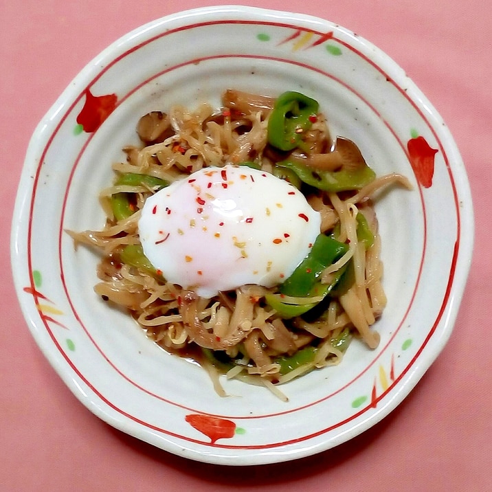 肉なし野菜のみ中華丼